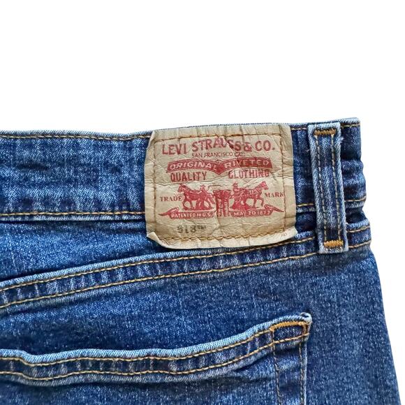 VTG Levis 518 Superlow Boot cut Jeans Women's Sz 13 Jr S Blue Vintage Retro Y2K - Picture 15 of 16